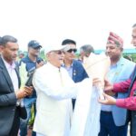निर्वाचनपछि पहिलोपटक झापा आइपुगे केपी शर्मा